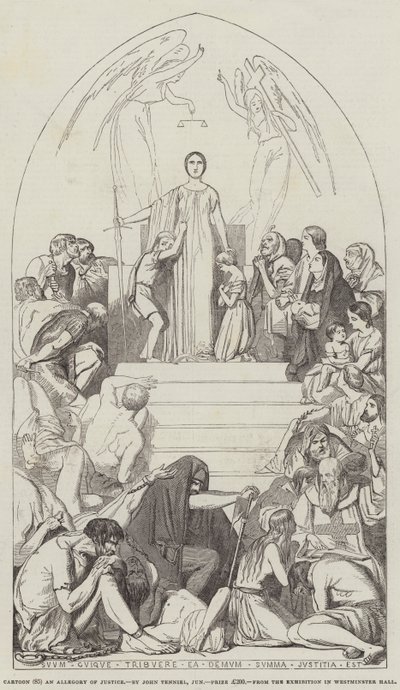 Cartoon, An Allegory of Justice by John Tenniel